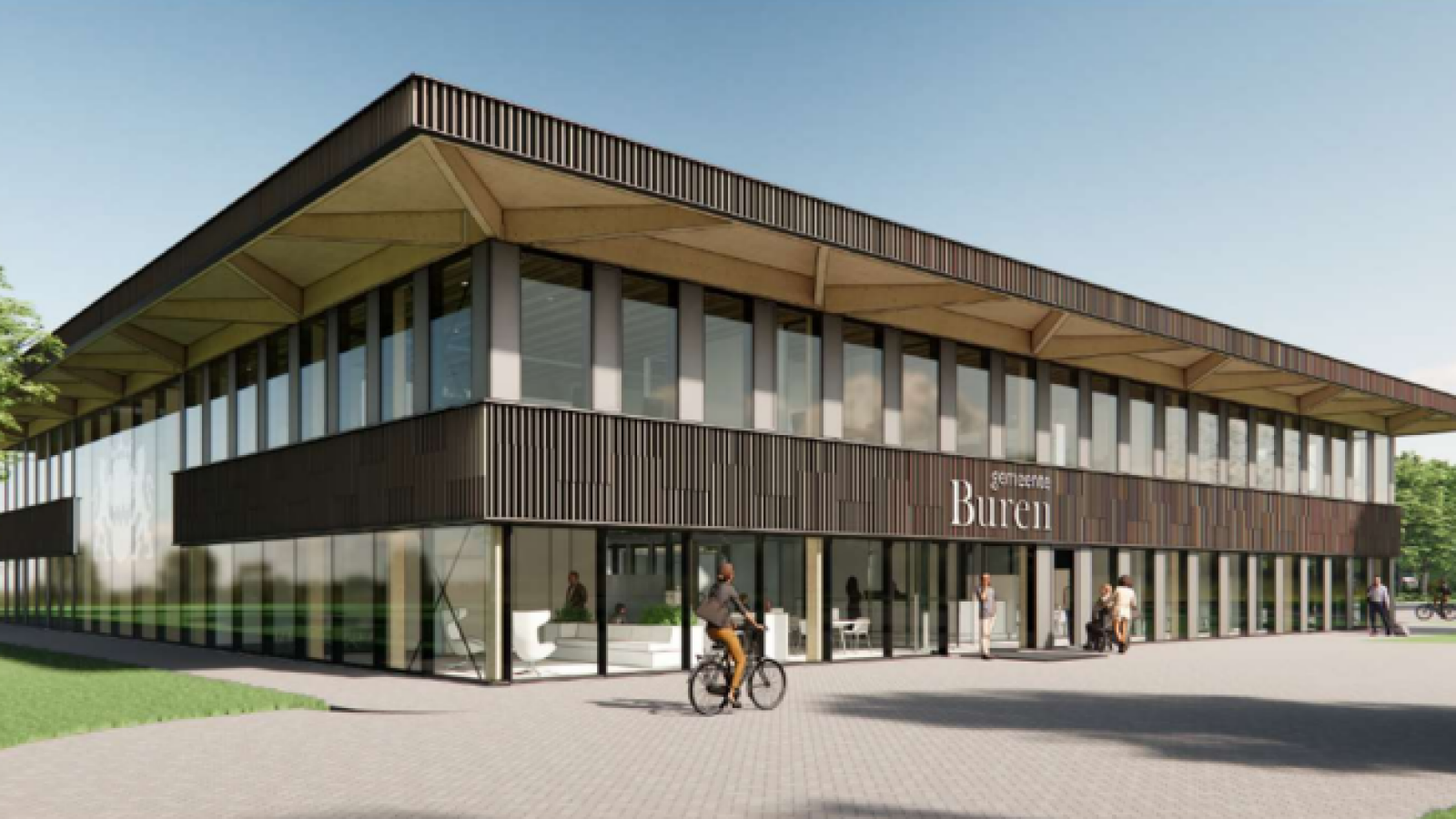 Nieuwbouw toekomstbestendig gemeentehuis in Maurik